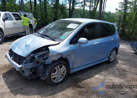 2008 Honda Fit Sport from USA, damaged, VIN JHMGD38648S062786